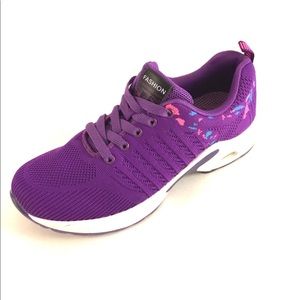 Womens Low Top Purple Fashion Sneakers